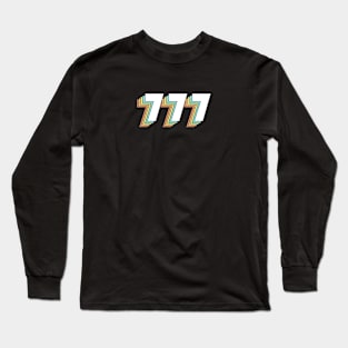 Lucky 777 Retro Style Long Sleeve T-Shirt